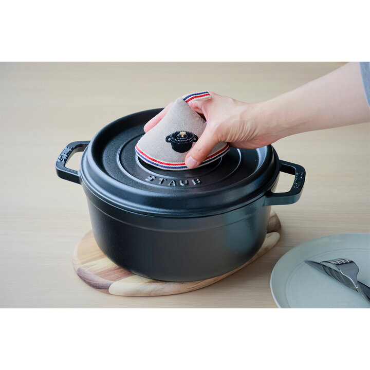 楽天市場】【公式】STAUB ストウブ ノブミトンブラック2個セット 