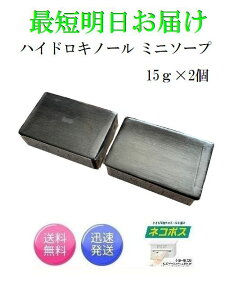 2個セット スキンピールバー ミニソープ 黒15g×2個 Skin Peel Bar 黒 最短明日着 サンソリット ハイドロキノール