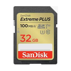 �T���f�B�X�N Extreme PLUS SDHC UHS-I�J�[�h 32GB SDSDXWT-032G-JNJIP