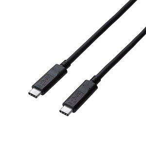 USB-C�P�[�u�� C-C 0.5m USB3.1Gen2 �i USB Power Delivery�Ή� 5A�o�� �u���b�N USB3-CC5P05NBK
