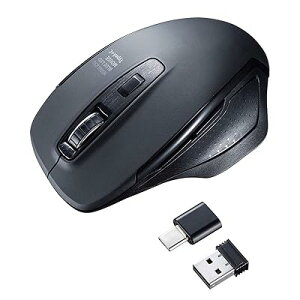 �É����C�����X�u���[LED�}�E�X Type-C�EA�R�l�N�^�t�� ��^ 5�{�^�� MA-WBLC169BK
