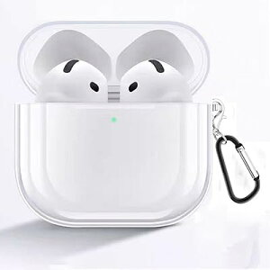 for AirPods 4 �P�[�X TPU�f�� AirPods 4 �p �P�[�X ���C�����X�[�d�\ �y�� �L�Y�h�~ �X���� �ϏՌ�