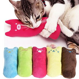 ぬいぐるみ 猫 おもちゃ 噛むおもちゃ 猫遊び ストレス解消 運動不足解消 肥満解消 5個セッ