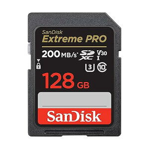 (�T���f�B�X�N) 128GB Extreme PRO SDXC UHS-I �������[�J�[�h - C10�AU3�AV30�A4K UHD�ASD�J�[�h- SDSDXXD-128G