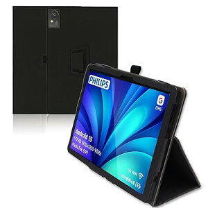 For PHILIPS �^�u���b�g T8015 �P�[�X 11�C���` �J�o�[ �X�^���h �@�\ �p�x���� �㎿PU���U�[ �L�Y