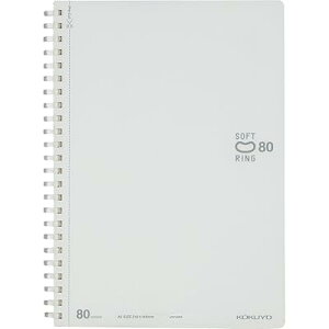 �m�[�g �\�t�g�����O 80�� A5 ���n �X-SV338W-W �z���C�g