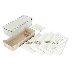 貝印 調理器 セット 両刃スライサー 千切り ツマ切り おろし 受け皿 指ガード 付 食洗機対応
