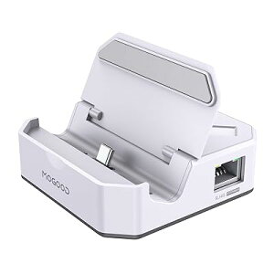 Switch2�X�C�b�` TV �h�b�L���O�X�e�[�V���� �g�ѕ֗��y4K�f���o�� 1Gbps�C�[�T�l�b�g 100W�����[