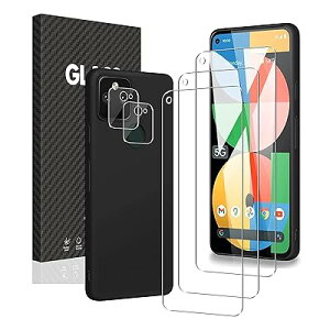 [3+2�p�b�N] Google Pixel 5a 5G�p �����K���X [�X�N���[���v���e�N�^�[X3] [�J���������Y�v���e�N