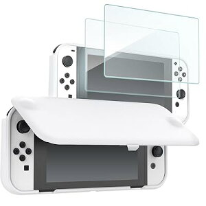 Switch �L�@EL���f��/OLED 2021�t���b�v�P�[�X�u�t�B����2���t���v�A�X���� �\�t�gTPU �J�o�[ ��