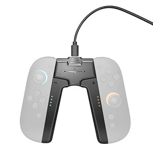 Switch 2�p Joy-Con 2��p �[�d�O���b�v V�^�f�U�C�� �v���C���Ȃ���[�d�\ ���E�ȒP �y�ʐl��