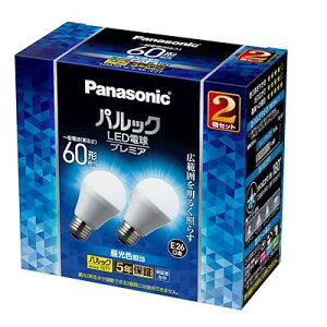 LED�d�� �v���~�A E26���� �d��60�`���� 2�� �����F����(7.0W) ��ʓd���L�z���^�C�v ����