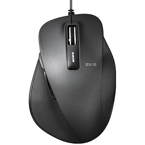 �}�E�X �L�� L�T�C�Y 5�{�^�� (�߂�E�i�ރ{�^������) �É� BlueLED ����̋ɂ� �u���b�N M-XGL10UB