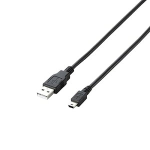 RoHS�w�ߏ���&���z���p�b�P�[�W �G�RUSB�P�[�u�� USB2.0 A-miniB�^�C�v 5m �u���b�N U2C-JM50BK
