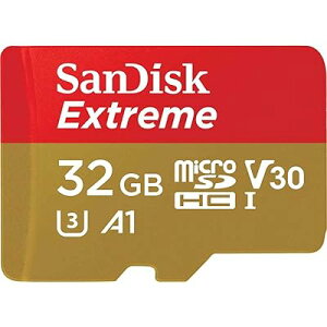 �y �T���f�B�X�N �z microSD 32GB UHS-I U3 V30 �����ő�60MB/s Full HD & 4KExtreme SDSQXAT-032G-GH3MA �V�p�b�P