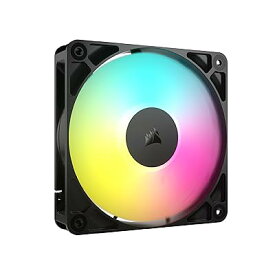 RS120-R ARGB 120mm PWM 裏配線対応ファン スターターキット｜ブラック｜逆回転ファンブレード｜8個の高輝度RGB LED｜磁気ドームベアリング搭載｜4ピンPWM ＆ 5V ARGBコネクタ対応（1 全2色 全5サイズ