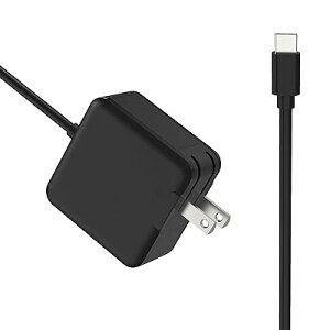 65W USB-C �[�d�� PD PPS�Ή� GaN AC�A�_�v�^�[ Type-C �m�[�g�p�\�R���[�d�� �^�C�vC �}���[�d�� 20V 3.25A �m�[�gPC�d���A�_�v�^�[ ���^ �܏�߃v���O C�^�C�v �m�[�gPC�}���[�d�� for Dynabook Z7 for MacBook