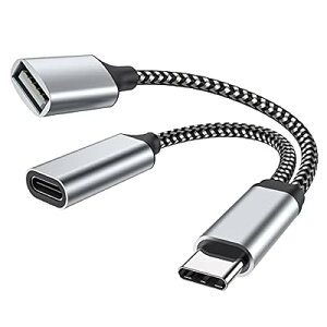USB Type C�ϊ��A�_�v�^ USB C OTG �A�_�v�^ USB C 2.0�[�d�|�[�g 18W PD�A�_�v�^�t���T���X��GalaxyS 20+Note 10/20�AOnn. 4k plus�ASwitch�A�O�[�O���ƃO�[�O���e���r�A3D�v�����^�ALG8�A�O�[�O �S1�F �S1�T�C�Y