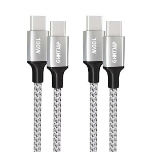 USB C to USB C �P�[�u�� 2M 2�{�Z�b�g 100W���}���[�d PD�Ή� �^�C�vc �P�[�u�� Type C to C 480Mbps�f�[�^�]�� ���ϋv�i�C���� iPhone15/Galaxy/MacBook/iPad/Galaxy��Type-c�@��Ή� �S3�T�C�Y