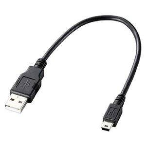 USB�P�[�u�� �yminiB�z USB2.0 (USB A �I�X to miniB �I�X) torne�Ή� PlayStation�Ή� �u���b�N U2C-GMM025BK �S1�T�C�Y