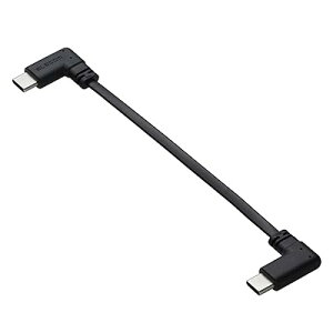 USB C �P�[�u�� L�� Type-C to Type-C 0.1m �t���b�g 60W USB PD�Ή� [�[�d��p] �z���C�g MPA-CCLL01WH �S2�F �S1�T�C�Y