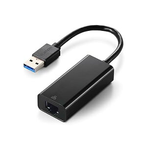 �L��LAN�A�_�v�^�[ USB�^�C�vA Nintendo Switch/windows/macOS �Ή� �u���b�N EDC-GUA3V3E-B