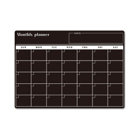 マグネット式カレンダー ブラックボード マグネット ウィークリー カレンダー 冷蔵庫 カレンダー ブラックボード