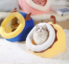 キャットハウス暖かい猫ベッド Mサイズ