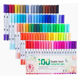 100色 カラーペンセット マーカーペン コピック ペン セット【食用染料/安全安心】