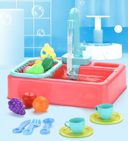 おままごとおもちゃ 皿を洗いおもちゃ 子供用 流し台 キッチンセット