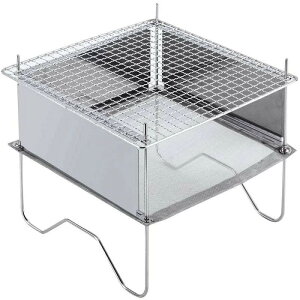 焚き火台 コンパクト BBQグリル キャンプ 焚き火台 キャンプ 焚き火 ステンレス製 1-2人用 焚火台 アウトドア バーベキューコンロ 焚き火台 ソロ 折りたたみ バーベキューコンロ