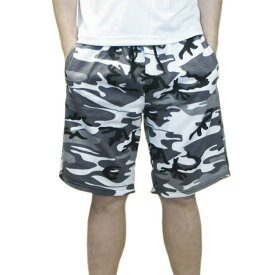 ストリート人気 アップ レトロ 迷彩 CITY(白黒) スウェットショーツ USA直輸入ロスコROTHCO CAMO SWEAT SHORTS！◇値引きクーポンと39ショップ限定条件クリアで送料無料