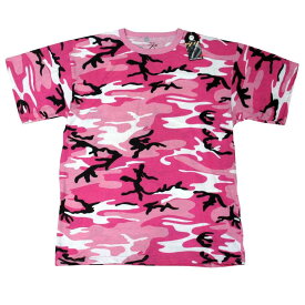 ビッグサイズ (USA) 2XL ピンク 迷彩Tシャツ ミリタリー メンズ ロスコアメリカ直輸入 ROTHCO CAMO T-SHIRTS 米軍 レプリカ仕様！◇値引きクーポンと39ショップ限定条件クリアで送料無料