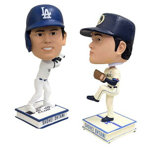 限定の復活2刀流 特別セット 大谷翔平 ボブルヘッド NIKEシティコネクトユニフォーム着と40/40ボームユニフォームFOCO BOBBLE HEAD ロサンゼス ドジャース NO17 シリアルNO付き 世界限定2024個 並行輸