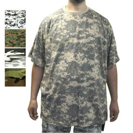超ビッグな4XLサイズ USAモデル 迷彩Tシャツ ミリタリーROTHCO CAMO T-SHIRTS 米軍 レプリカ仕様！◇値引きクーポンと39ショップ限定条件クリアで送料無料