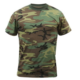 迷彩Tシャツ ウッドランド ミリタリー キッズ ロスコ 子供 アメリカ直輸入 ROTHCO KID CAMO T-SHIRTS 米軍 レプリカ仕様！◇値引きクーポンと39ショップ限定条件クリアで送料無料