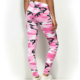 ストレッチ レギンスパンツ ピンク迷彩 ロスコ ウィメンズRothco Womens Camo Leggings ジャージ　ダンスウエア！◇値引きクーポンと39ショップ限定条件クリアで送料無料