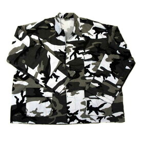 ビッグサイズ (USA) 迷彩B.D.U.ジャケット シティカモ ミリタリーアウター ロスコROTHCO Color Camo B.D.U SHIRTS！◇値引きクーポンと39ショップ限定条件クリアで送料無料