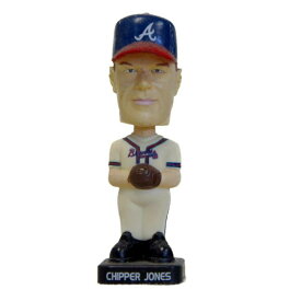 ミニバブルヘッド Chipper jones 2004年MLB公認 メジャーリーグ/アイテム アメリカントイ！◇値引きクーポンと39ショップ限定条件クリアで送料無料